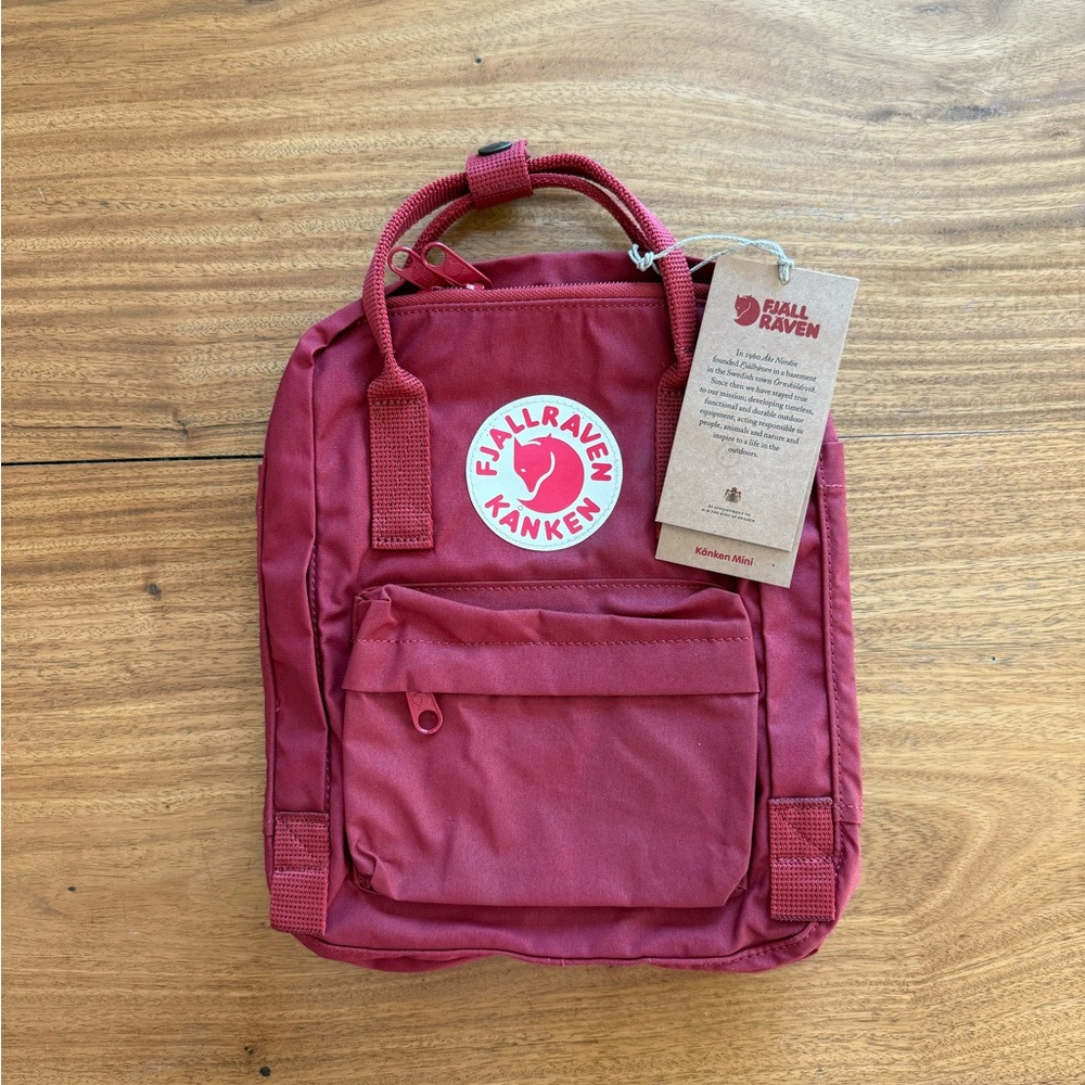 Kånken Red Mini Backpack